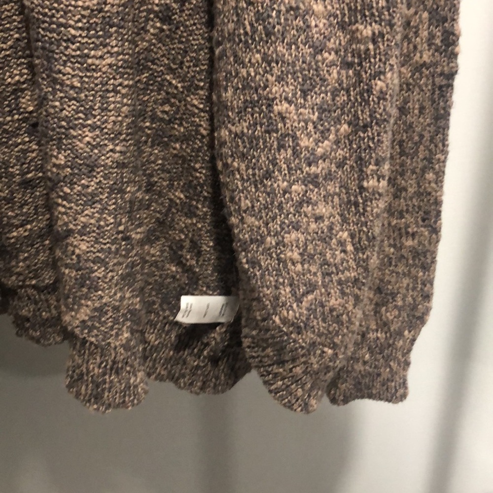 CABI swear by sweater brown marled open front cardigan E8 - Picture 3 of 8